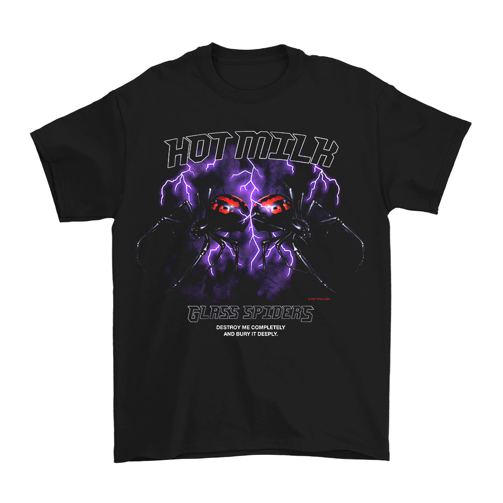 Glass Spiders T-Shirt - Black